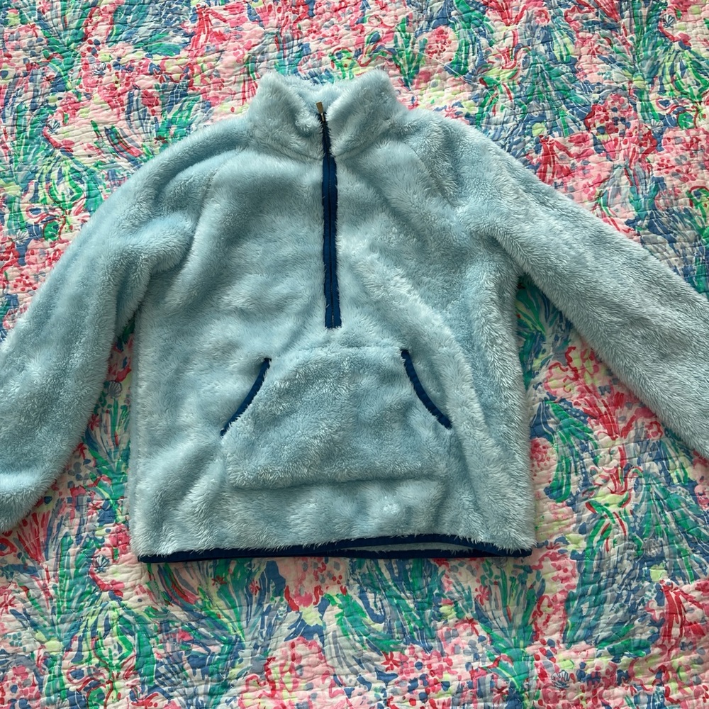 Lilly Pulitzer blue fleece